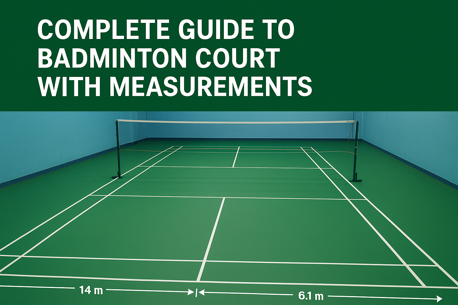 Badminton Court with Measurements – Complete Guide