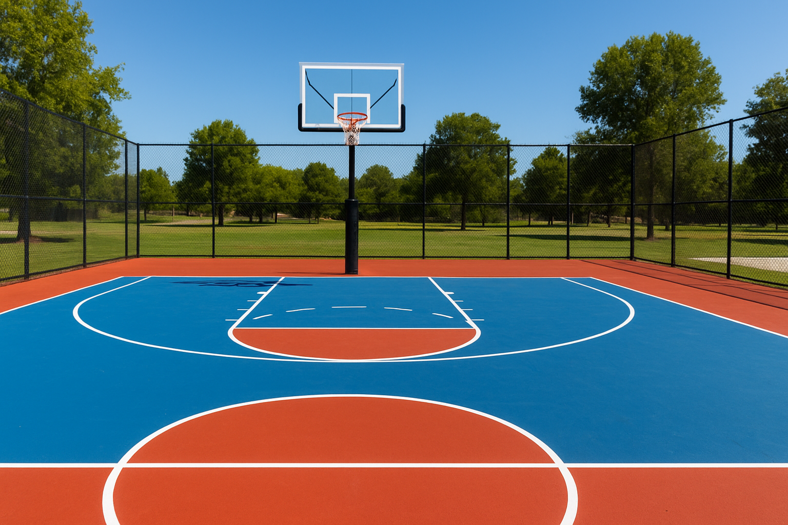 basketball court construction service