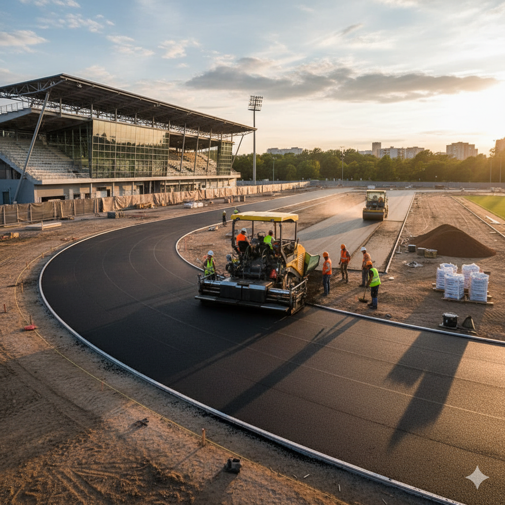 Running Track Construction