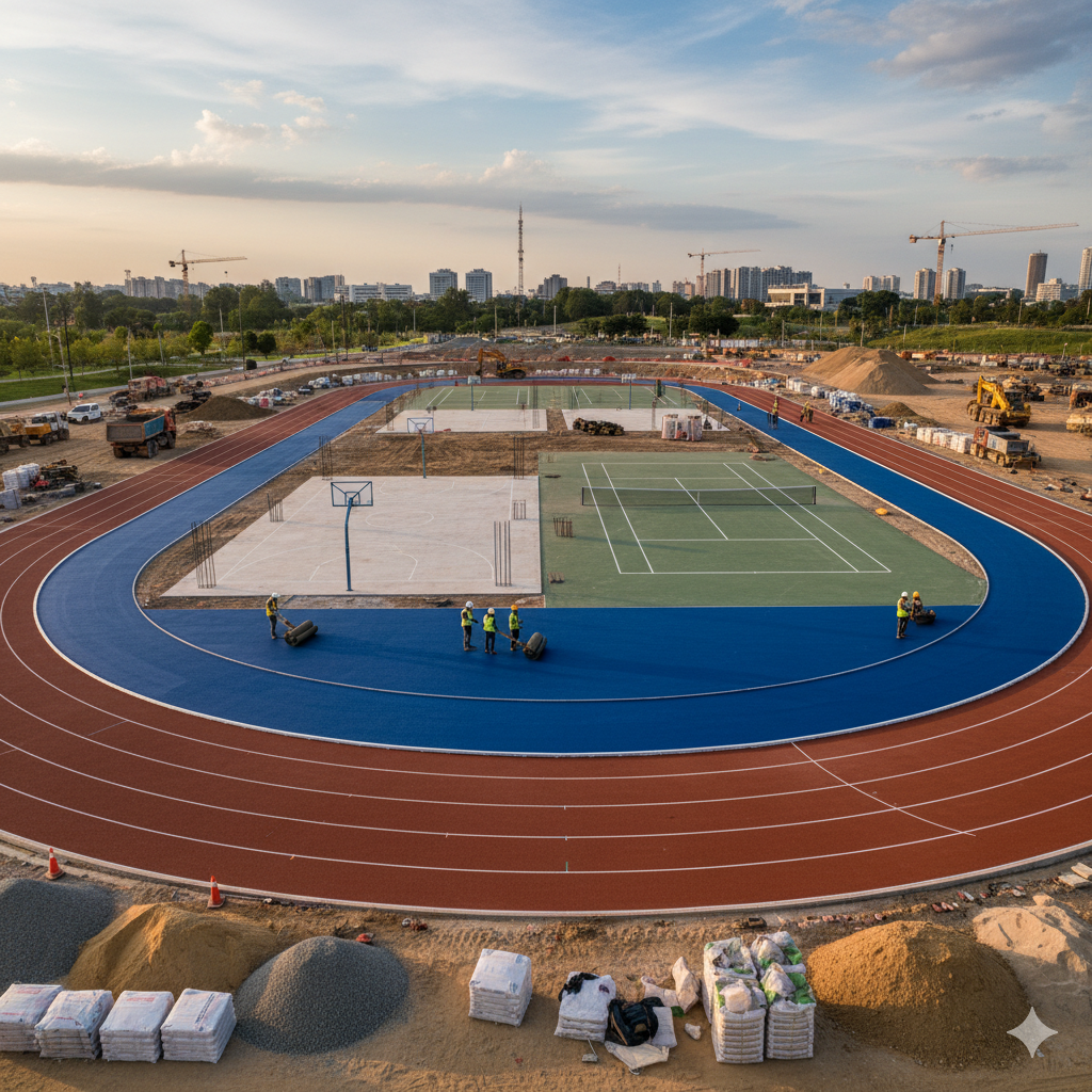 Jogging Track Manufacturing Construction Services
