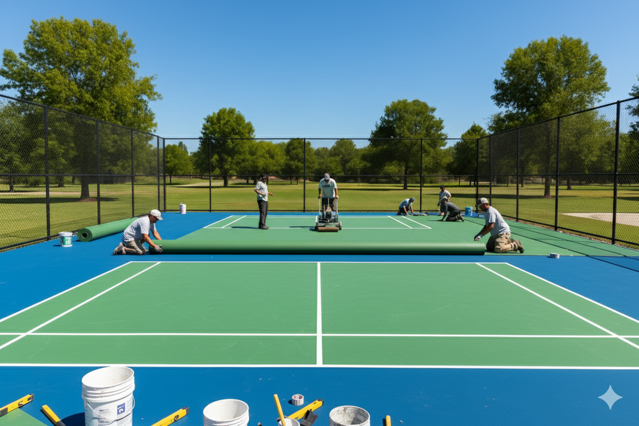 Badminton Court Construction in Lucknow: Court Measurement, Design, and Material