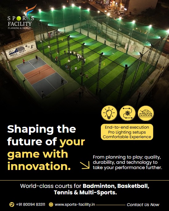 "Custom-built outdoor basketball court with non-slip acrylic surface."