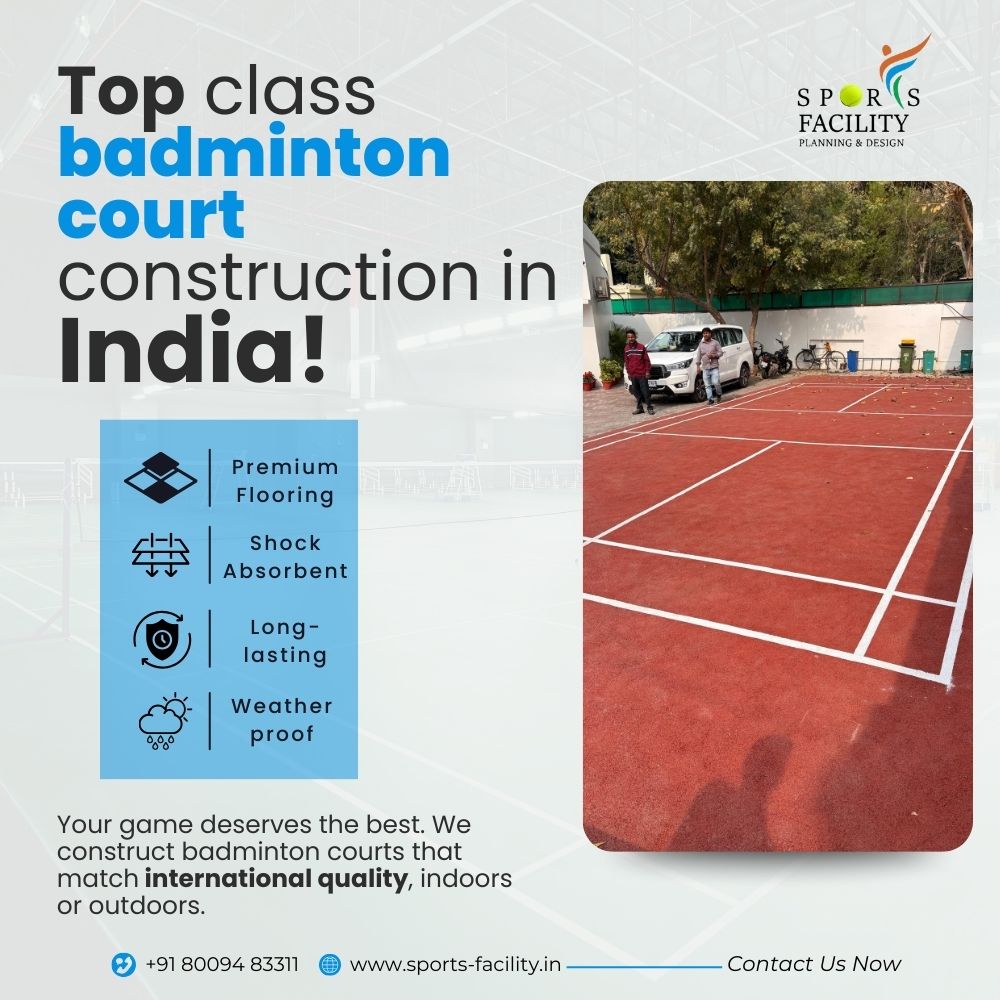 Badminton court construction service