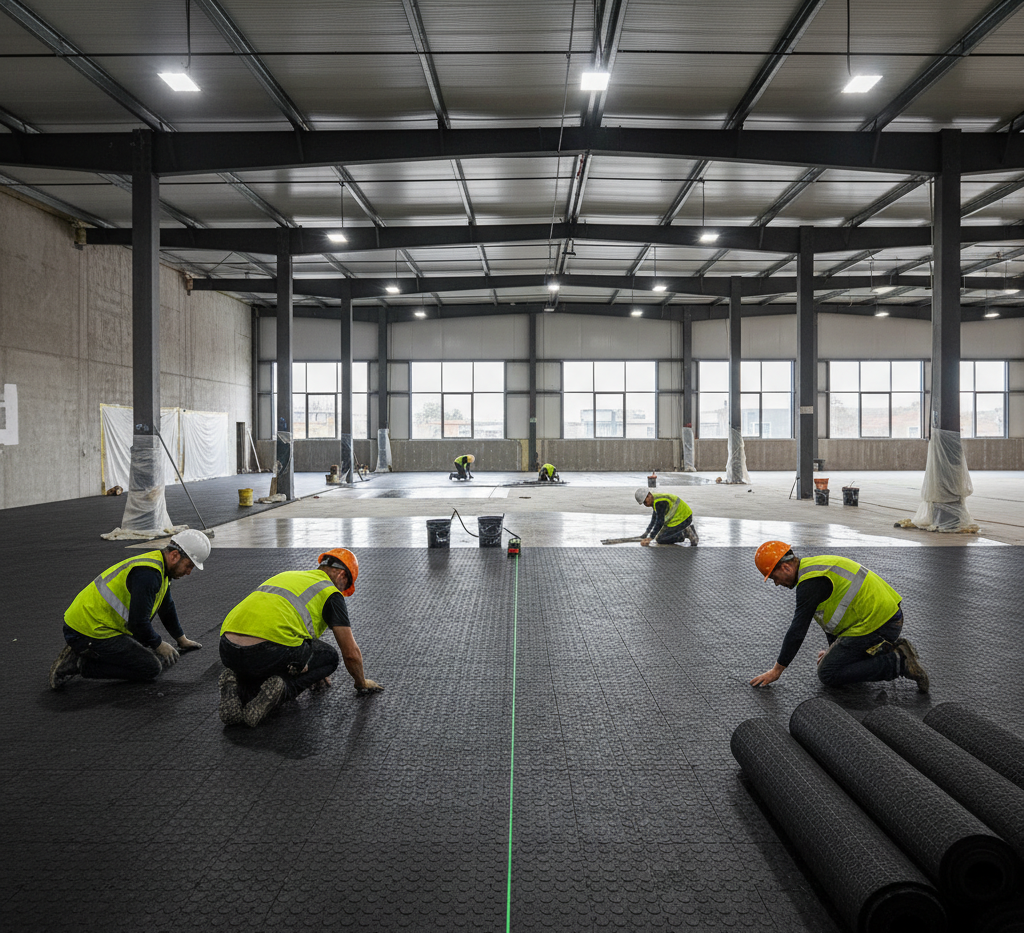 Gym Floor Construction