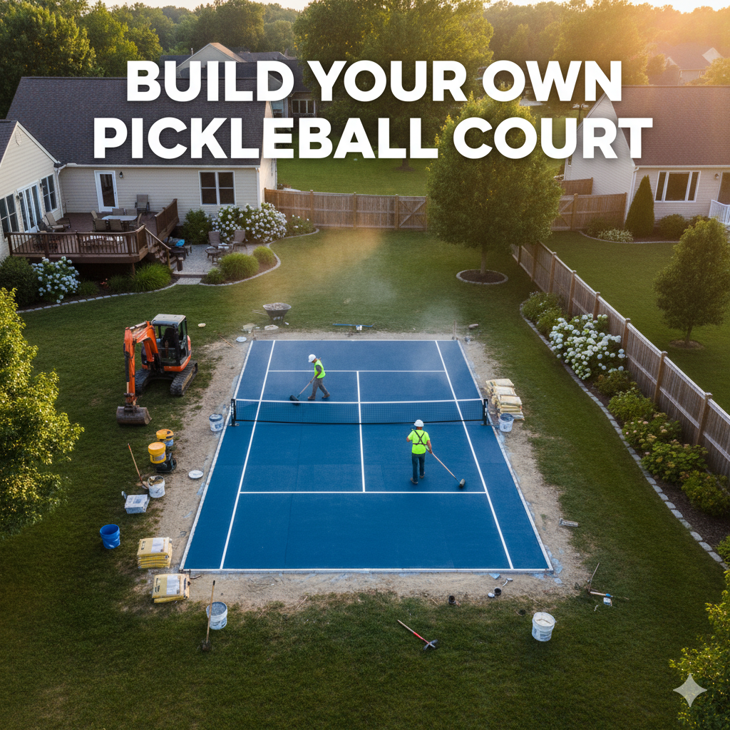 Building a Pickleball Court in Your Backyard