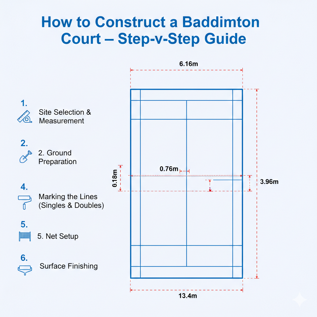 How to Construct a Badminton Court