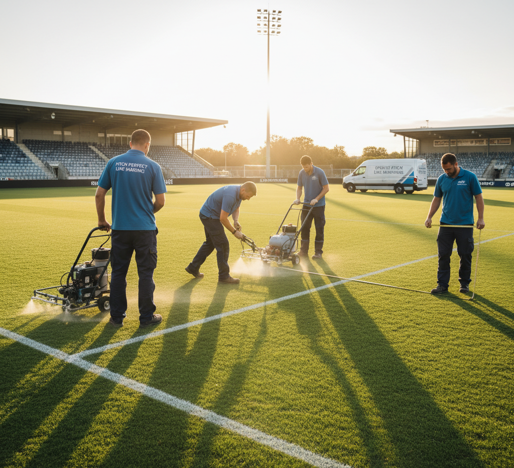 Sports Pitch Line Marking Contractors