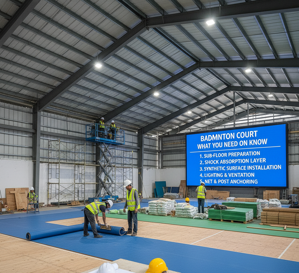 Badminton Court Construction: What You Need to Know