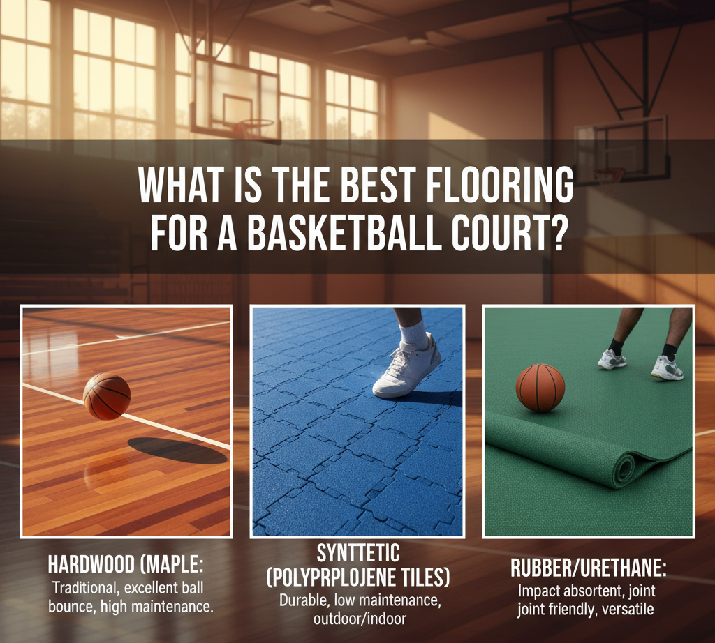 what is the best flooring for a basketball court