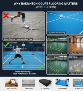 Why Badminton Court Flooring Matters
